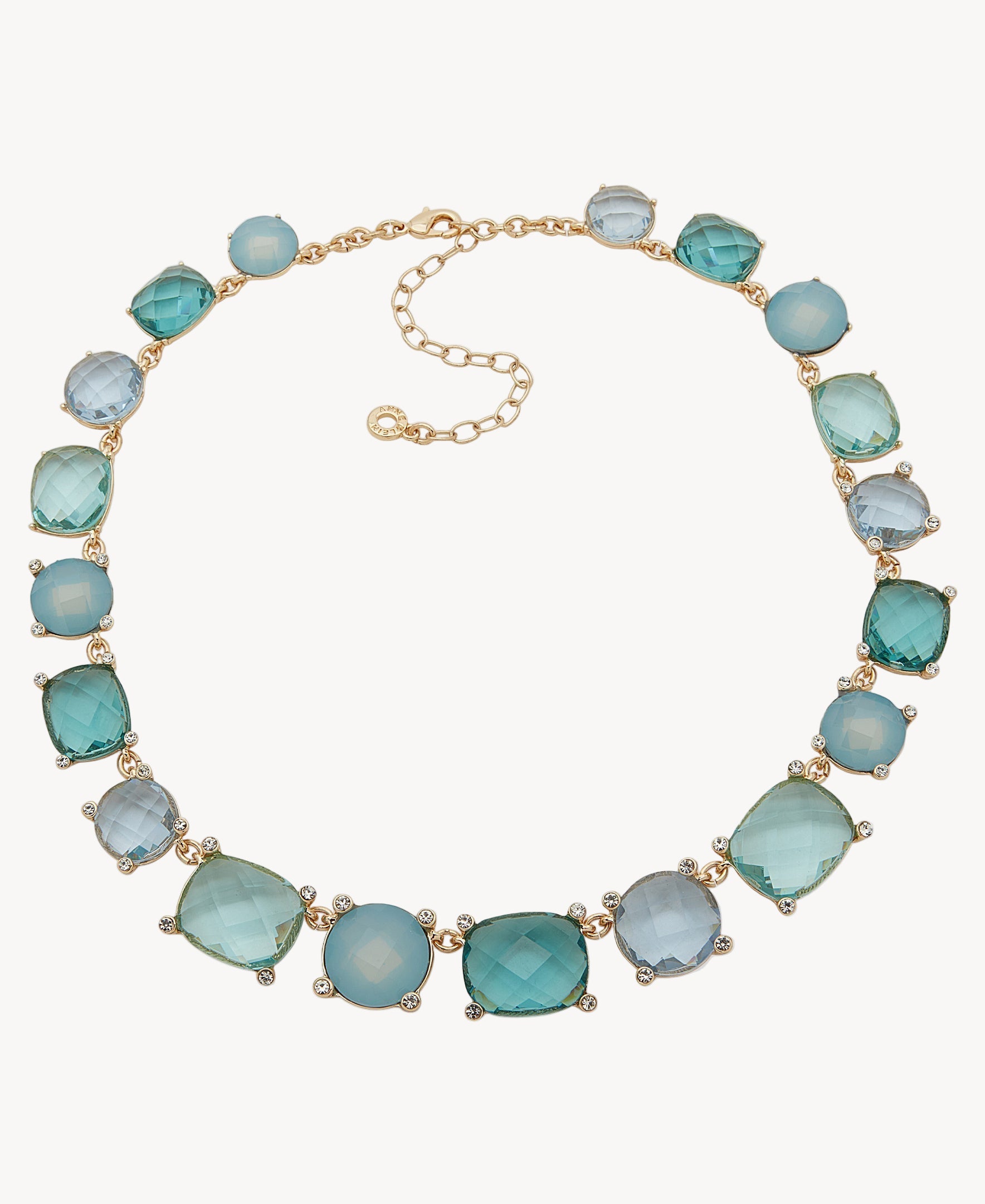 قلادة آن كلاين جوليري 01N00472 بحجر أزرق