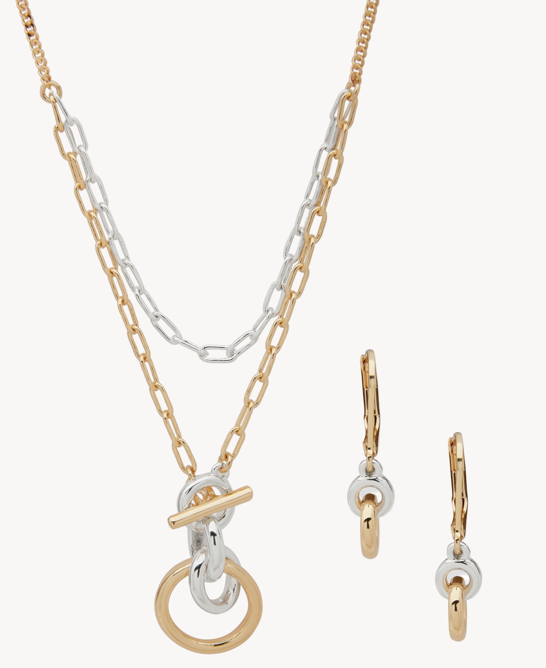 طقم أقراط وقلادة من آن كلاين 01S00256