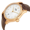 Oris  01 7337594 4831-07 6 2012 Classic Date Silver Dial Brown Leather Men's Watch