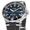 Oris  01 7337766 4135-074 22 64FC Aquis Date Automatic Blue Dial Rubber Strap Men's Watch