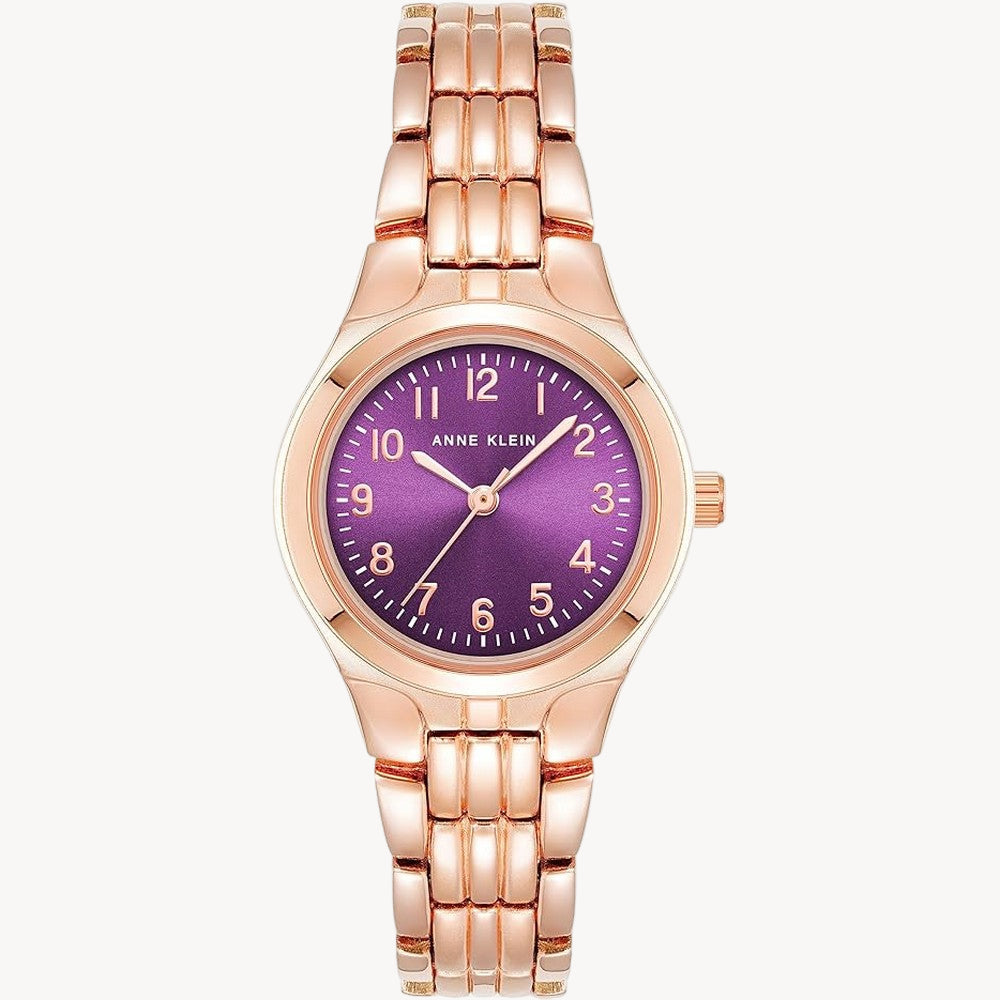 Anne Klein 10/5490MVRG Women's Quartz Rose Gold-Tone Alloy Bracelet Watch