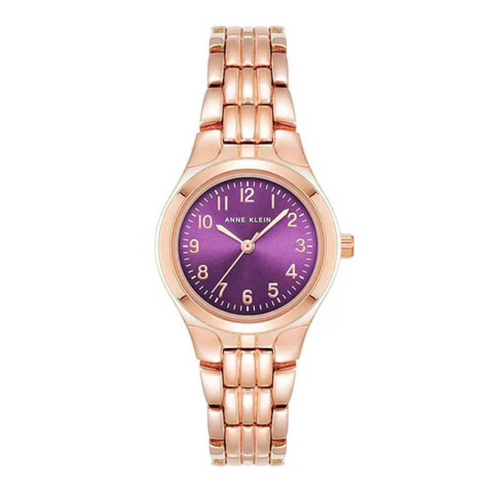 Anne Klein 10/5490MVRG Women's Quartz Rose Gold-Tone Alloy Bracelet Watch