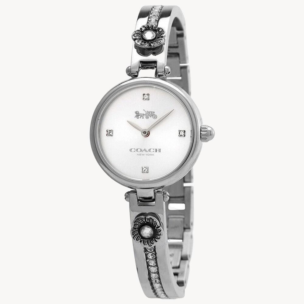 COACH 14503274 Park Quartz Crystal Silver Dial Women's Watch Coach