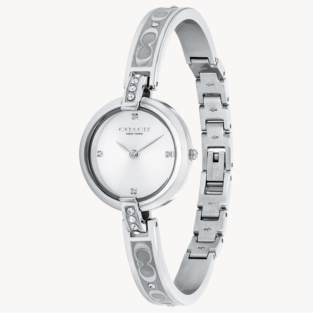 ساعة كوتش كريستي الفضية للسيدات من الفولاذ - 14503316