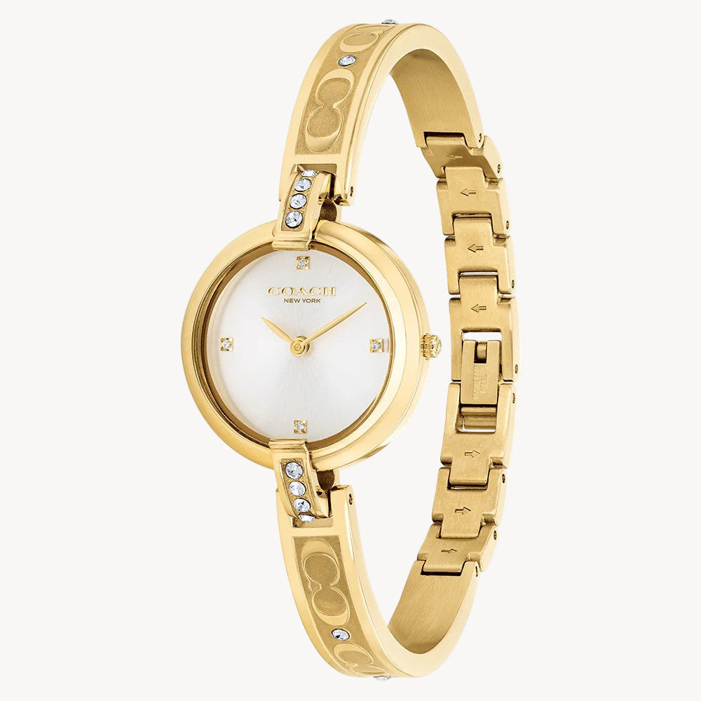 ساعة كوتش كريستي الذهبية للسيدات من الفولاذ - 14503318