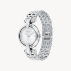 ساعة كوتش النسائية التناظرية ذات الميناء الأبيض - CO14503319