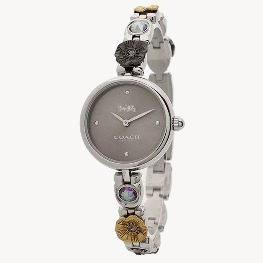 
Stainless Steel Case
Stainless Steel Bracelet
Quartz Movement
Mineral Crystal
Grey Dial
Analog Display
Solid Case Back
Cabochon Crown
Deployment Clasp
30m Water Resistance