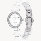 ساعة كوتش بارك النسائية بمينا أبيض 14503450