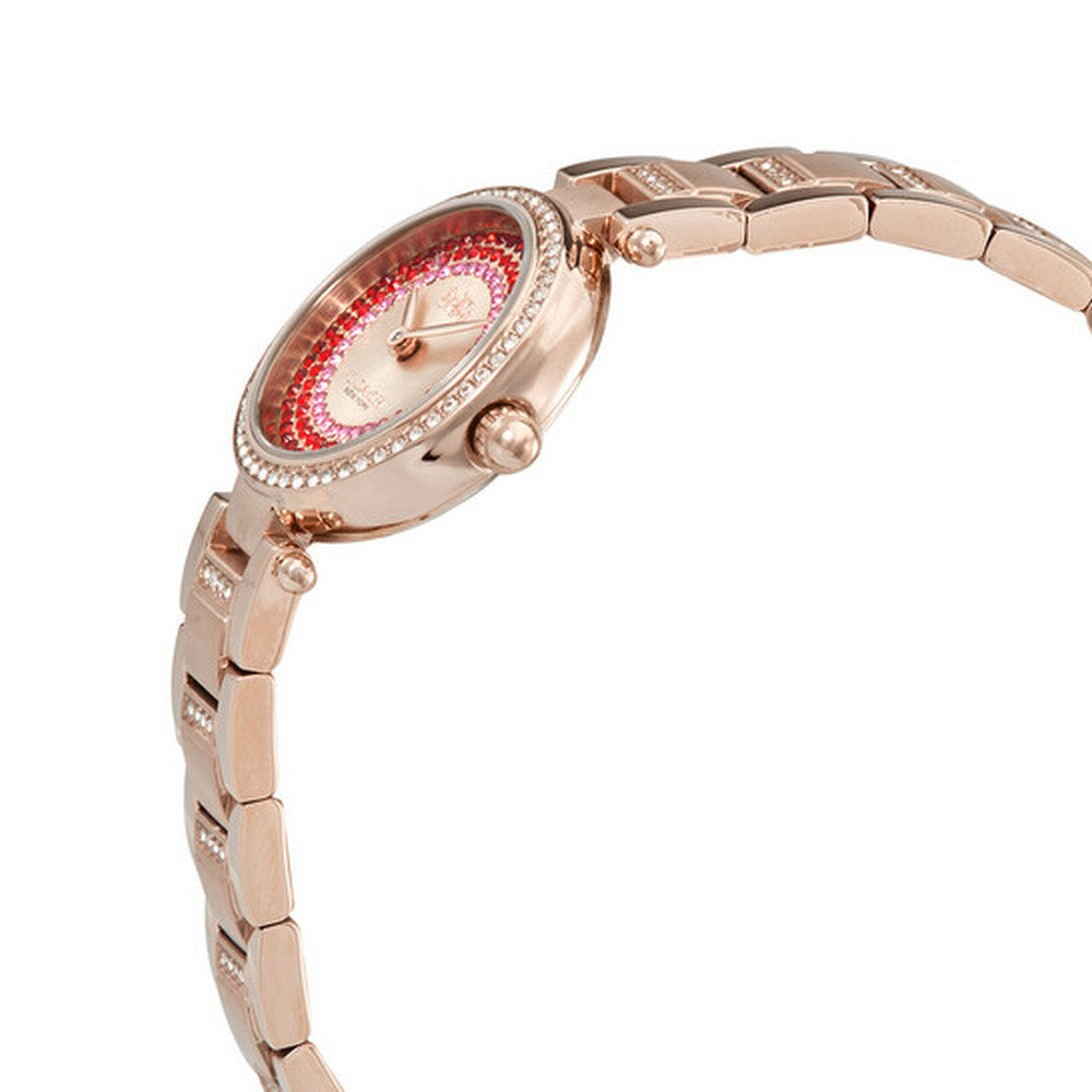 Coach 14503669 Park Quartz Rose Dial Ladies Watch