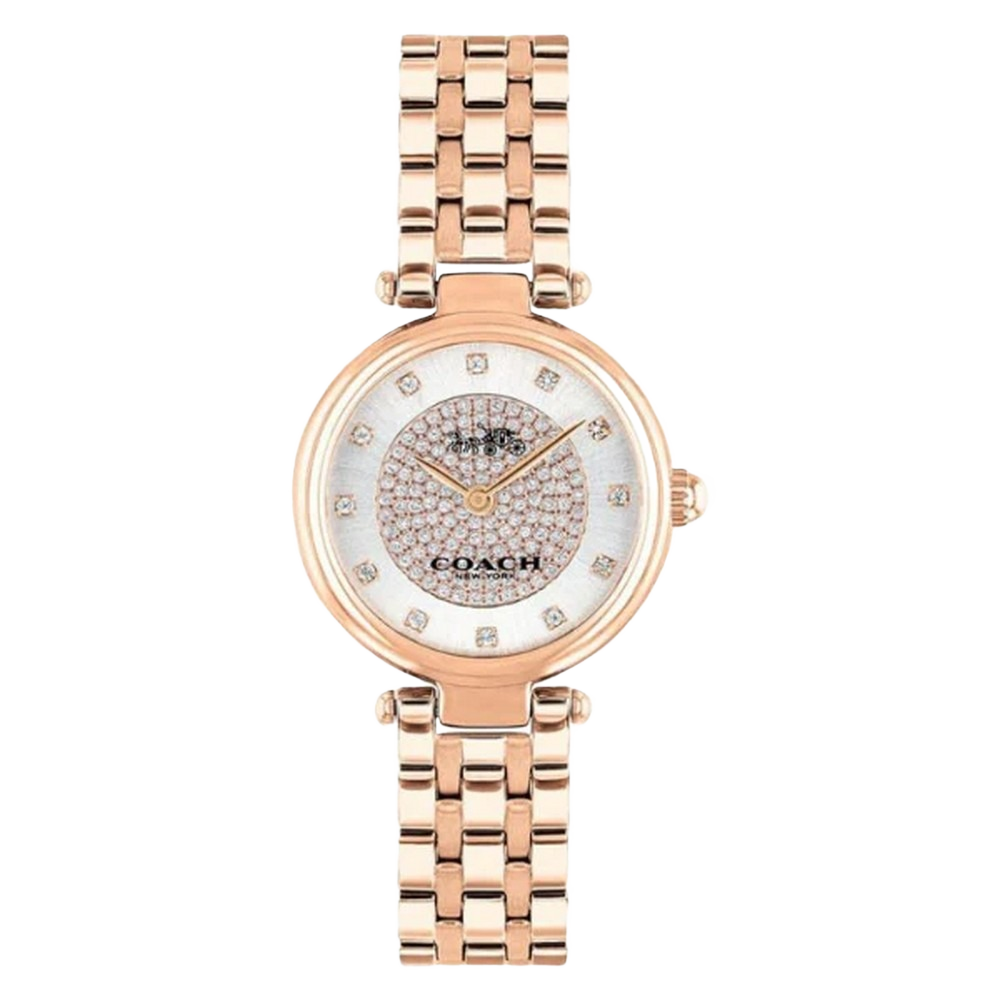 Coach 14503736 Park Silver Dial Rose Gold Tone Steel Women's Watch
