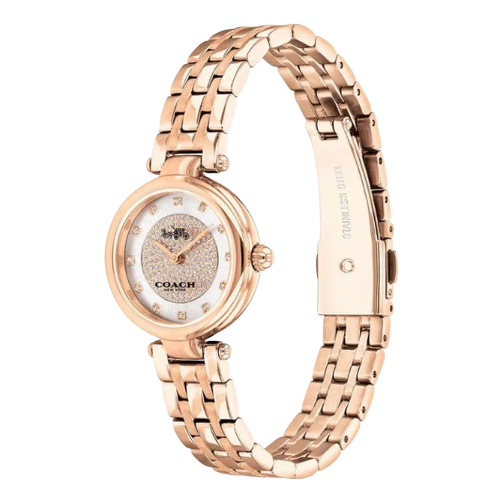Coach 14503736 Park Silver Dial Rose Gold Tone Steel Women's Watch