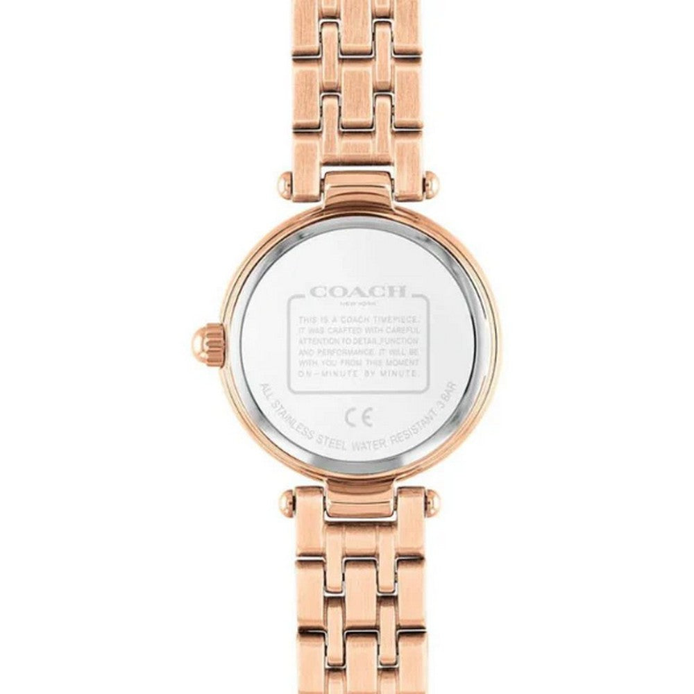 Coach 14503736 Park Silver Dial Rose Gold Tone Steel Women's Watch