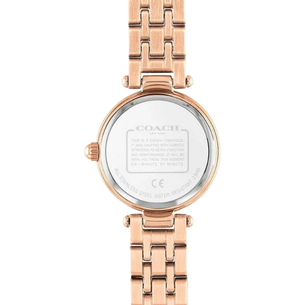 Coach 14503736 Park Silver Dial Rose Gold Tone Steel Women's Watch