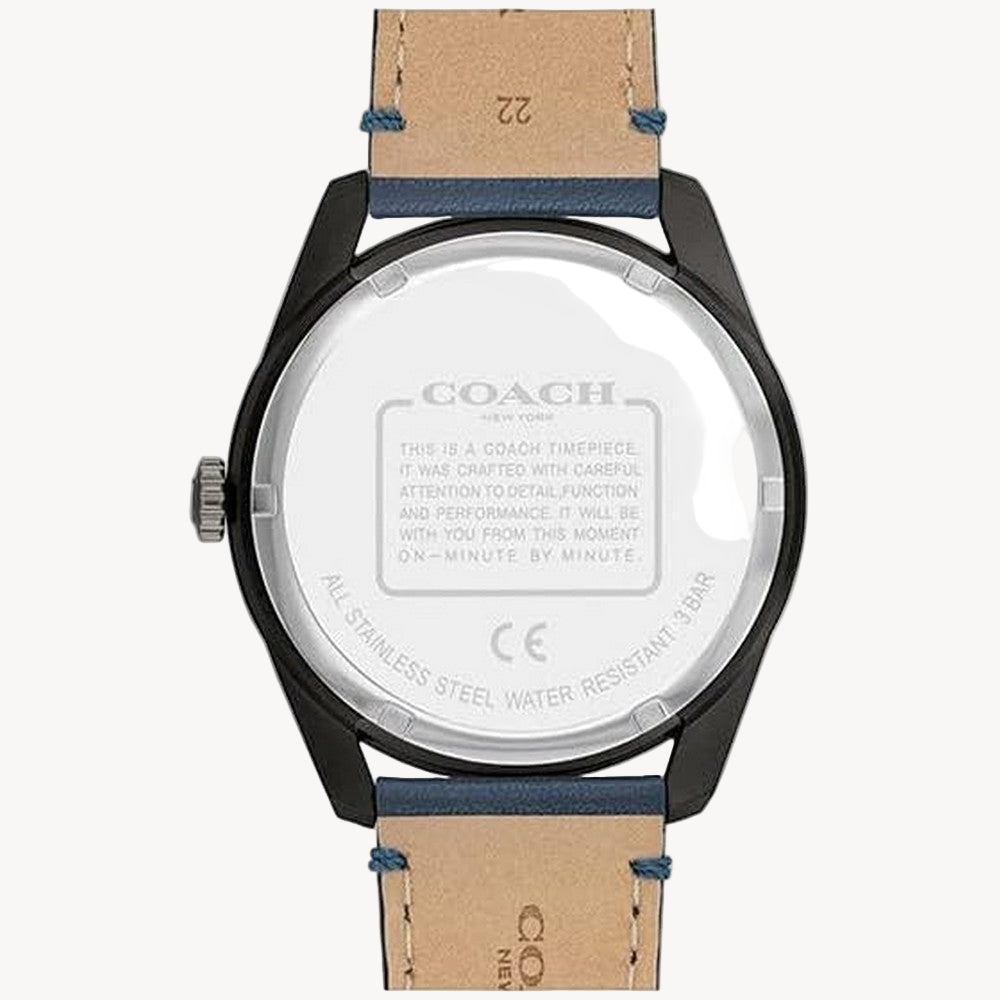 ساعة كوتش بريتن للرجال باللون الأسود 14602497