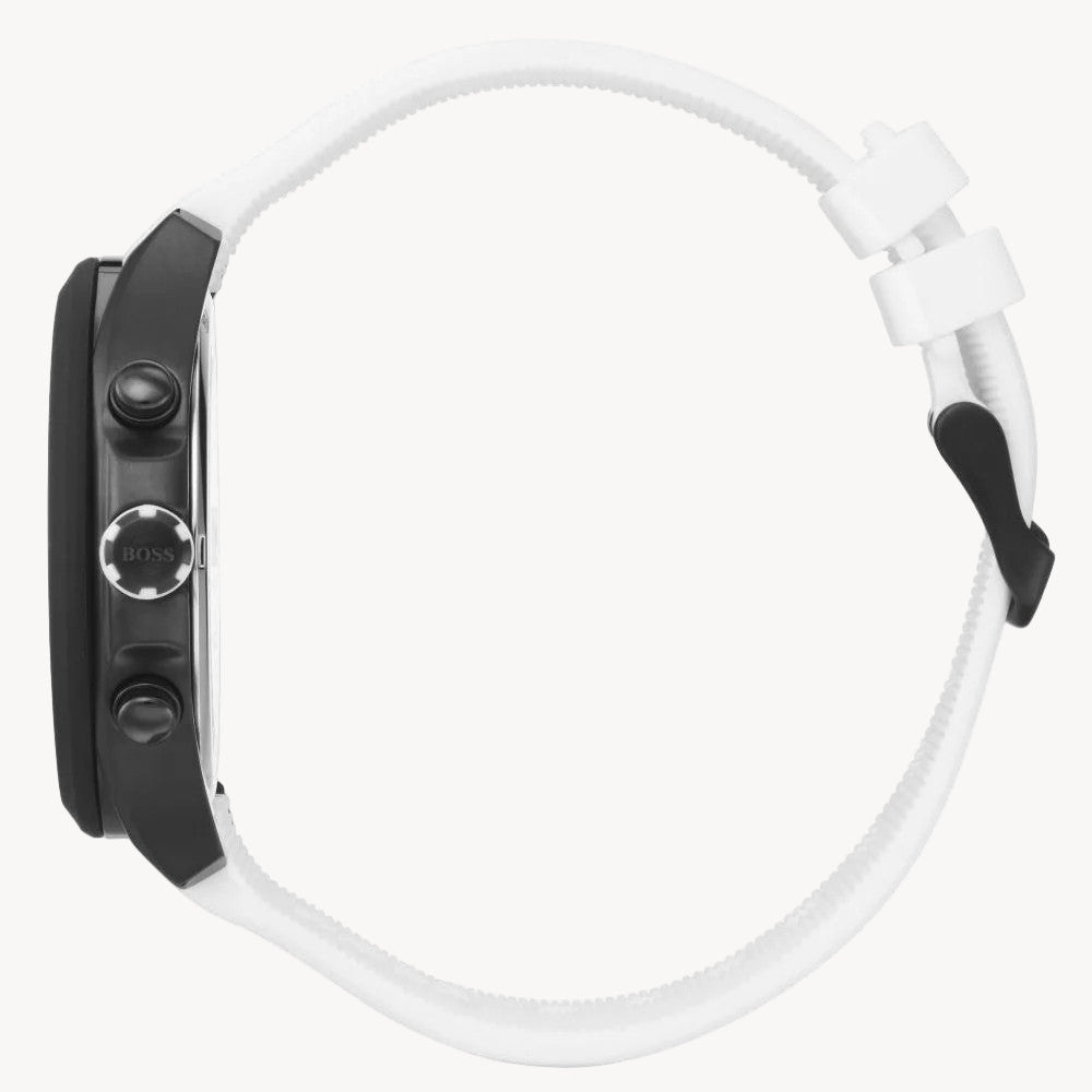 Hugo Boss 1513718 Velocity White Silicone Men's Watch