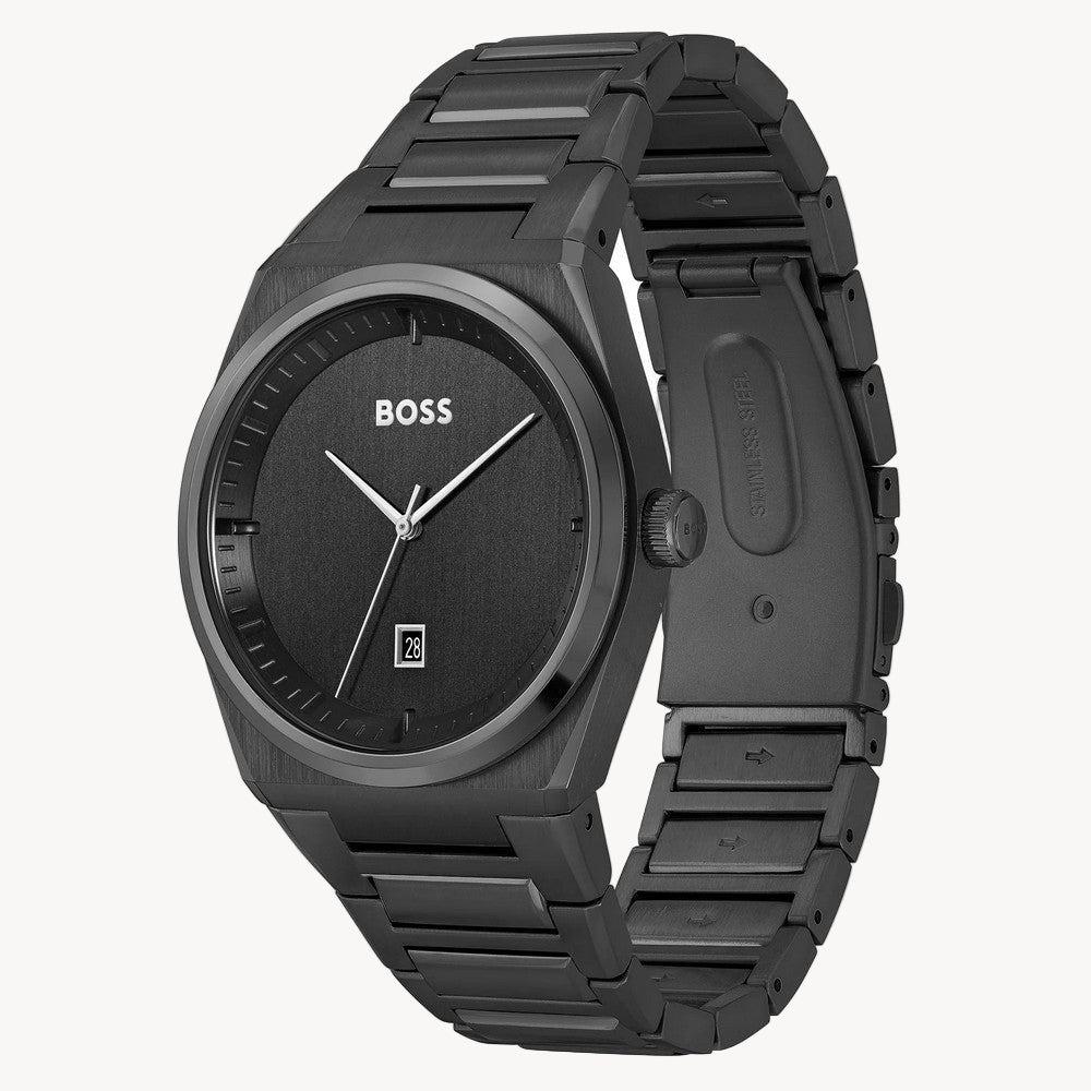 Hugo Boss 1513994 Black Steel Men's Watch