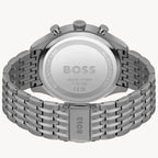 Hugo Boss 1514083 GREGOR Men's Watch Blue DIAL IONIC PLATED GREY STEEL WATC