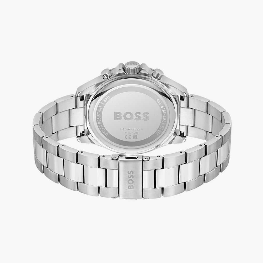 Hugo Boss 1514108 TROPER Men's Watch Black DIAL STAINLESS STEEL WATCH