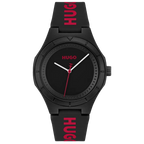 Hugo Boss 1530343 Analogue Quartz Watch for Men #LIT for HIM Collection with Silicone Bracelet