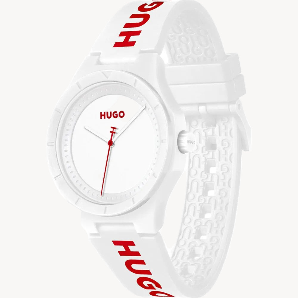 Hugo Boss 1530345 Analogue Quartz Watch for Men #LIT for HIM Collection with Silicone Bracelet