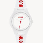 Hugo Boss 1530345 Analogue Quartz Watch for Men #LIT for HIM Collection with Silicone Bracelet