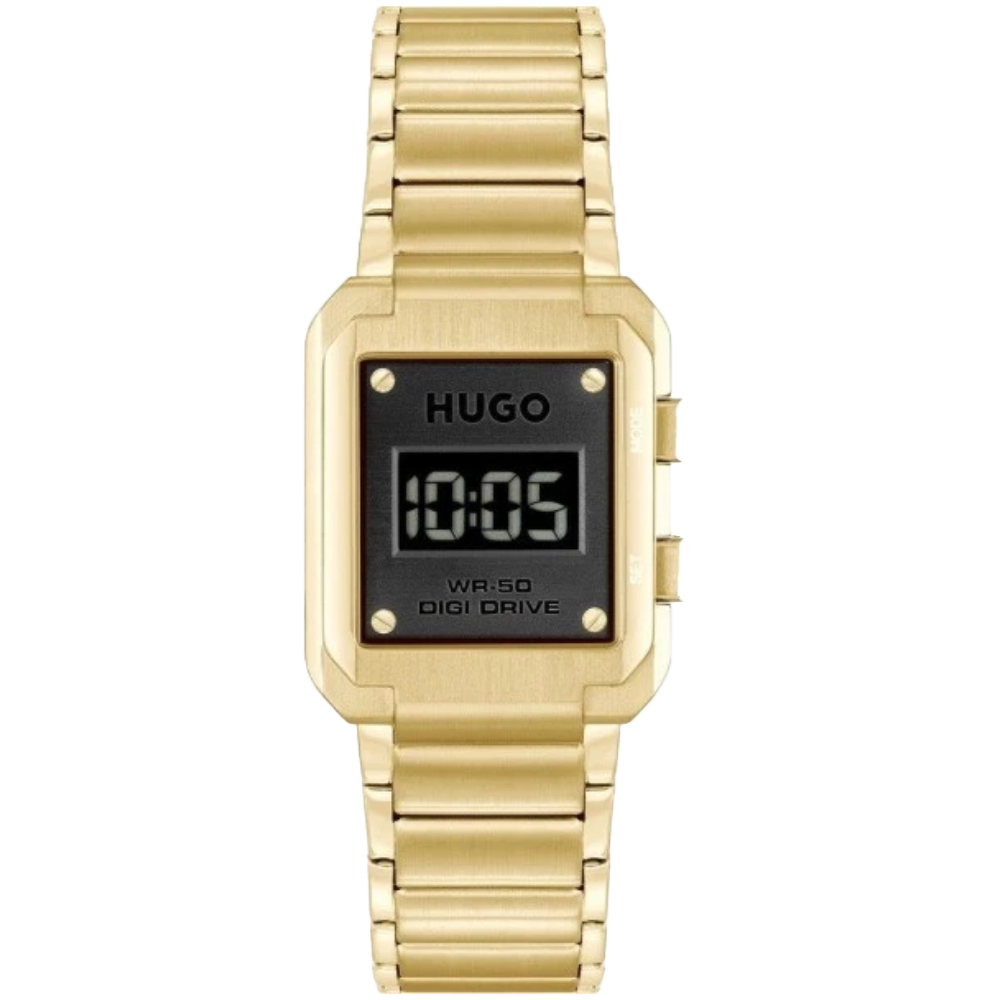 Hugo Boss 1530359 #Thrive Digital Qtz Digi Black Rectangle Dial Men's Watch