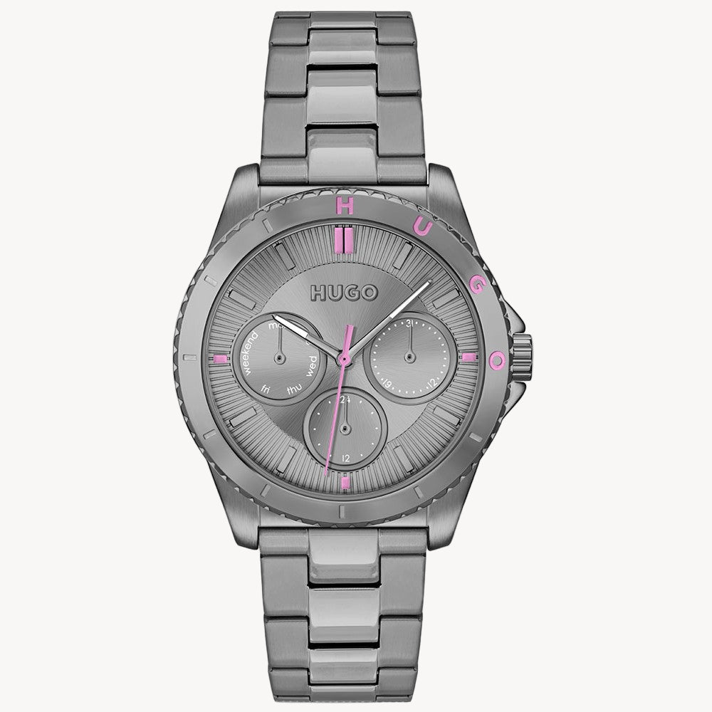 Hugo Boss 1540158 Dance Multifunction Anthracite Stainless Steel Bracelet