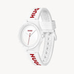 Hugo Boss 1540164 Lit White RubSiliconeber Strap
