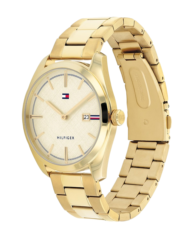 Tommy Hilfiger 1710427 Gold Steel Men's Watch