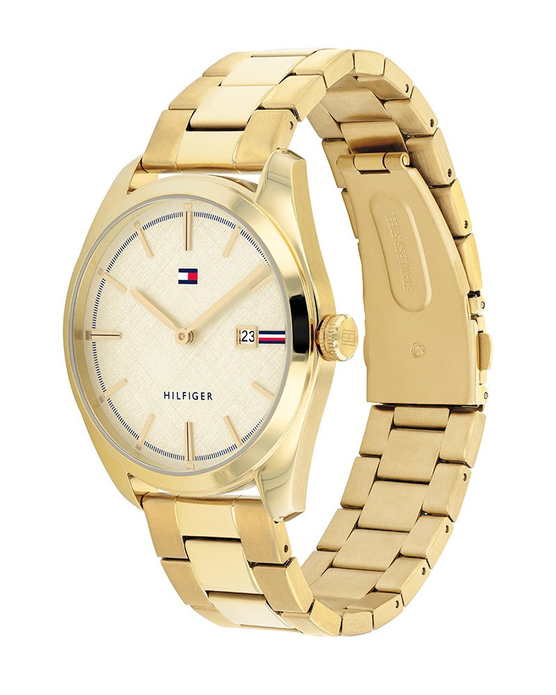 Tommy Hilfiger 1710427 Gold Steel Men's Watch