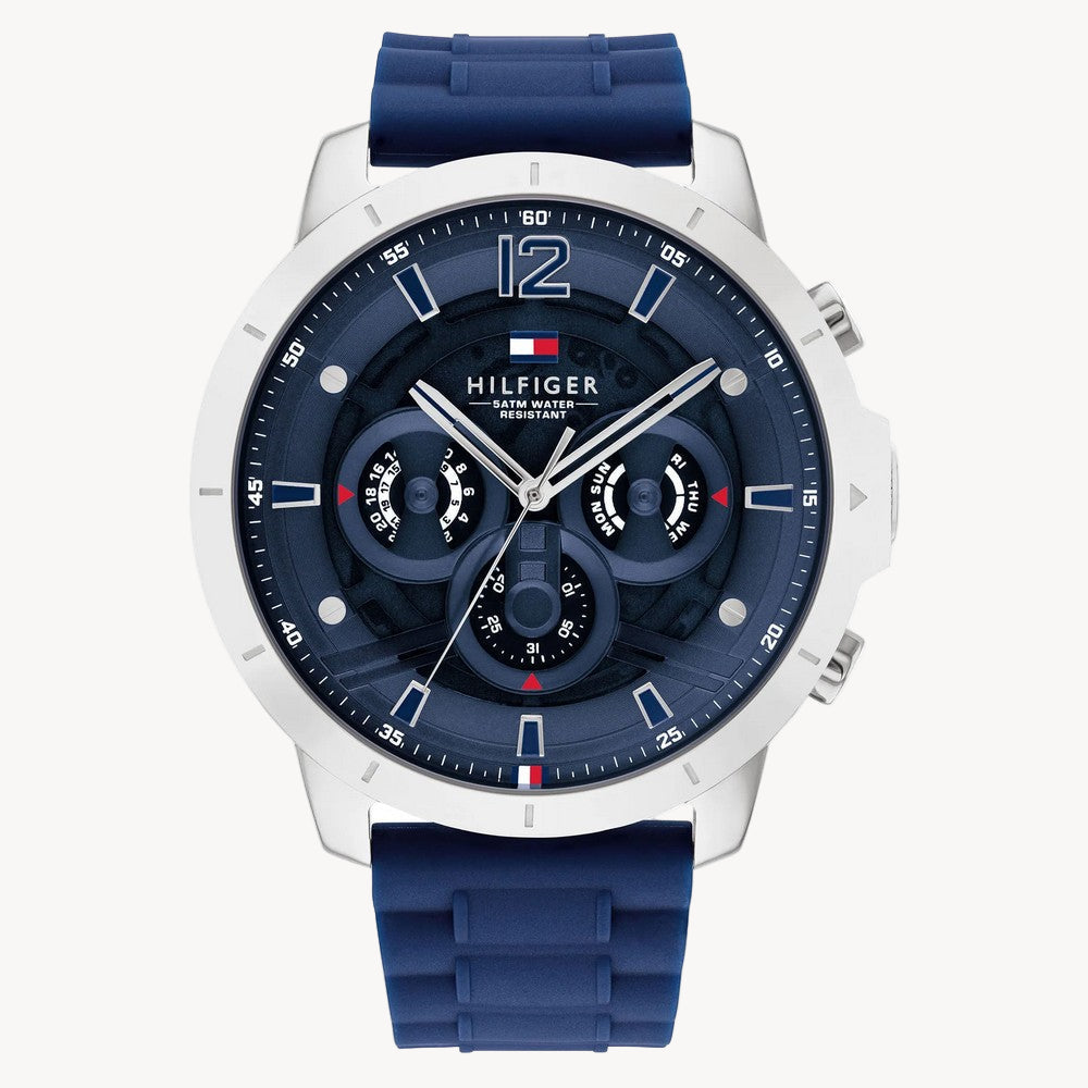 Tommy Hilfiger 1710489 Luca – 50 mm Blue Men’s Watch