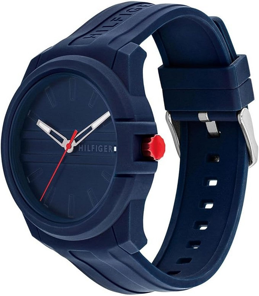 Tommy Hilfiger 1710595 Men's Navy Dial Silicone Watch