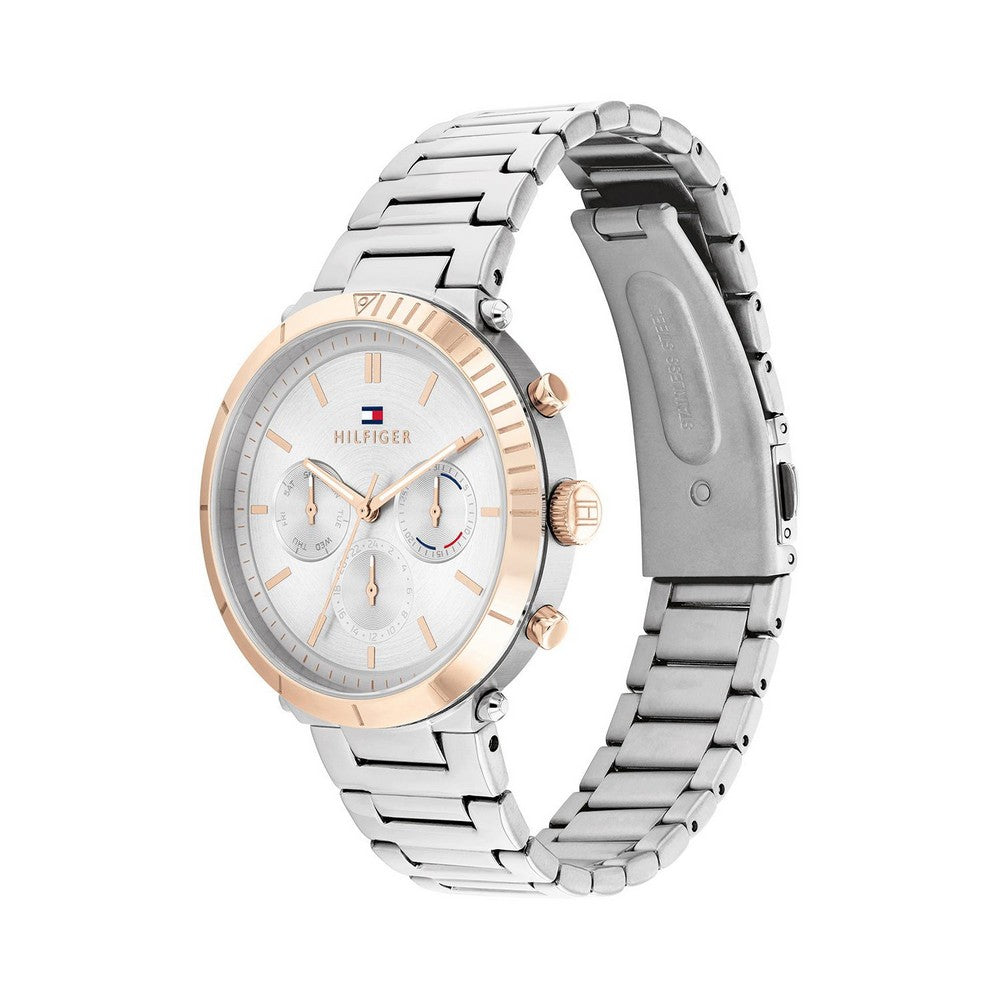 Tommy Hilfiger 1782348 Stainless Steel Silver White Dial Multi-function Women's Watch