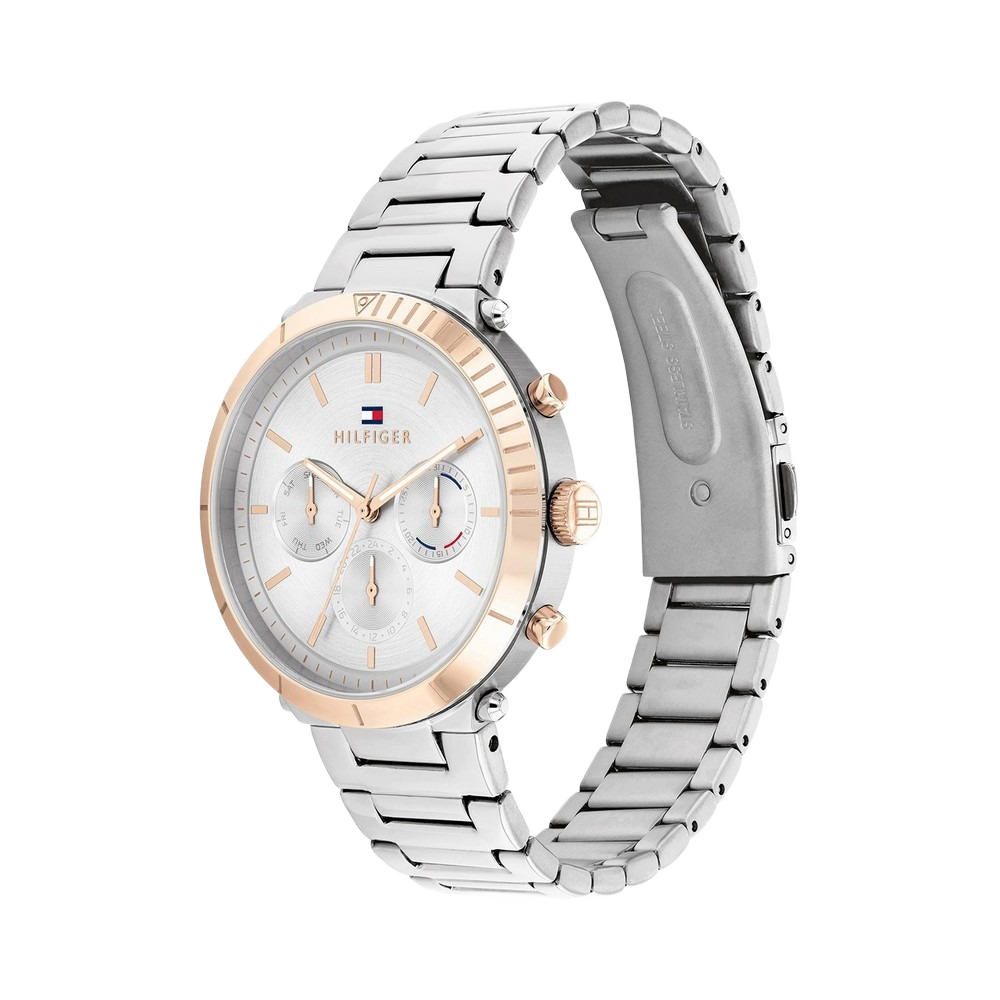 Tommy Hilfiger 1782348 Stainless Steel Silver White Dial Multi-function Women's Watch