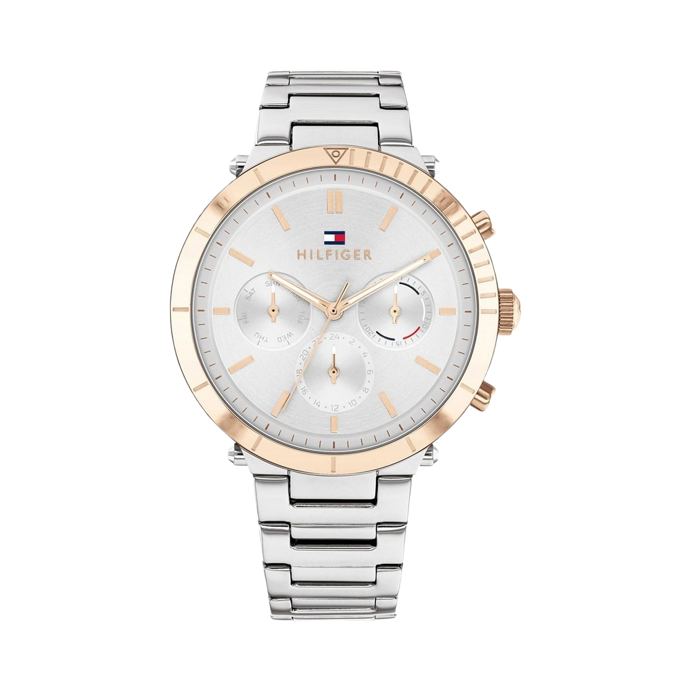 Tommy Hilfiger 1782348 Stainless Steel Silver White Dial Multi-function Women's Watch
