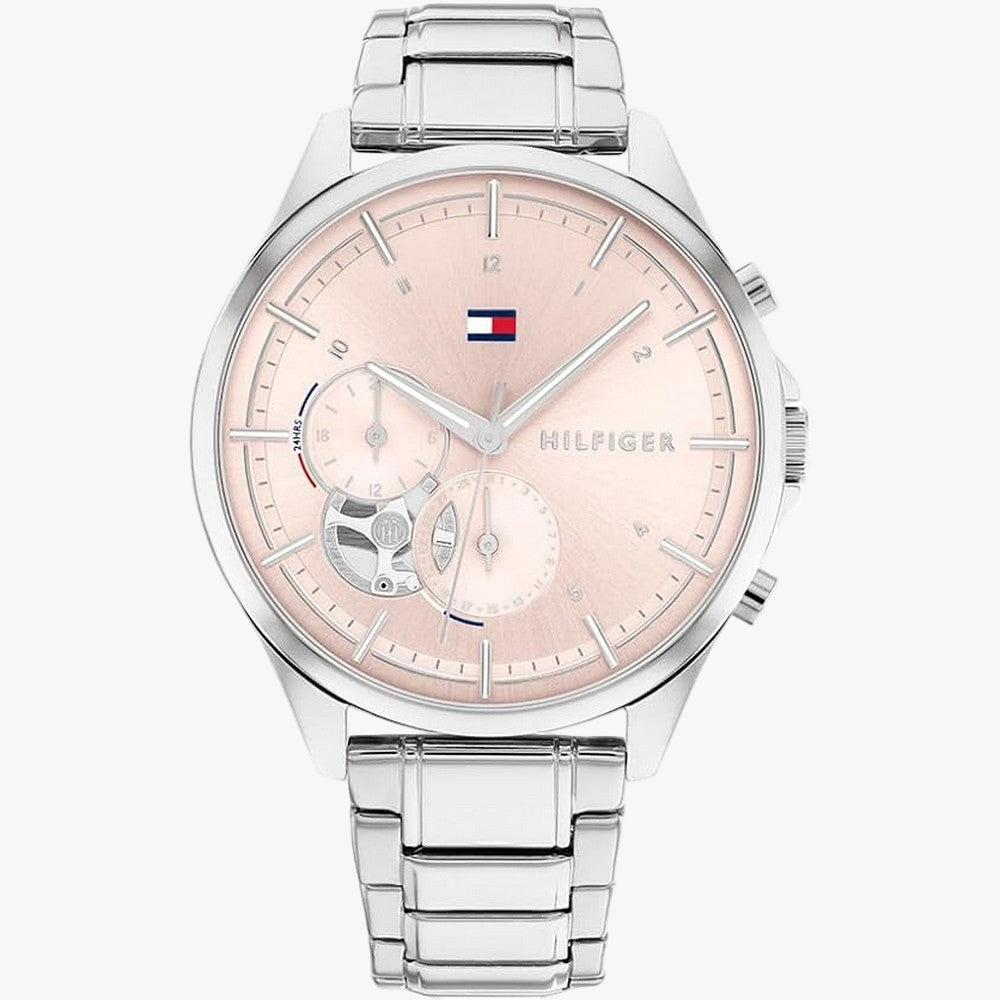 Tommy Hilfiger Analogue Multifunction Quartz Watch for Women with Stainless Steel Bracelet