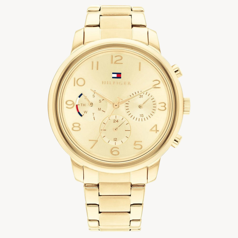 Tommy Hilfiger Isabel Women’s 38 mm Gold Multifunction Watch 1782525