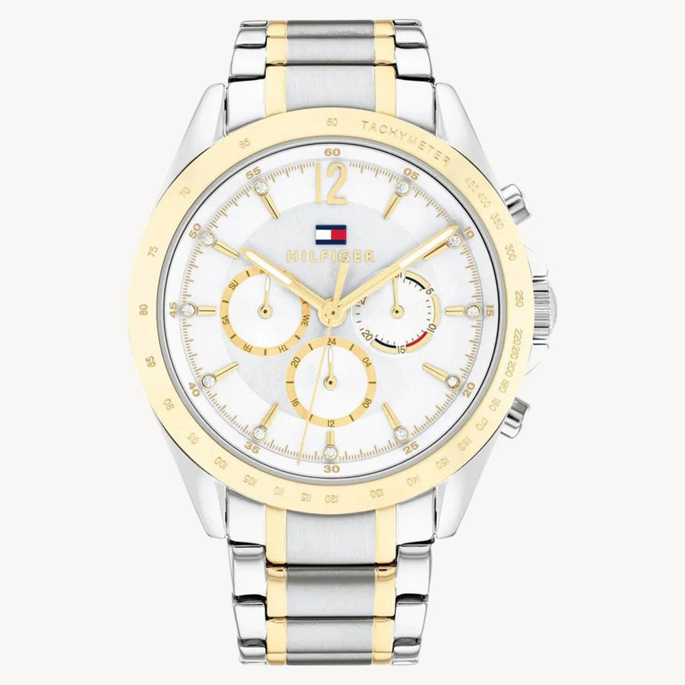 Tommy Hilfiger Kenzie Women’s Two-Tone Multifunction Watch 1782555 – 40 mm