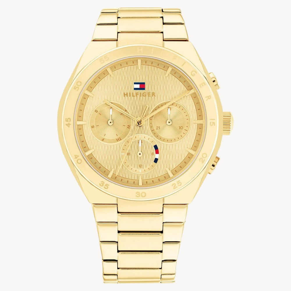 Tommy Hilfiger Carrie Women’s Gold Multifunction Watch 1782575 – 38 mm