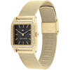 Tommy Hilfiger 1782611 Tea Le Women's Gold-Tone Black Dial Watch - 26 mm