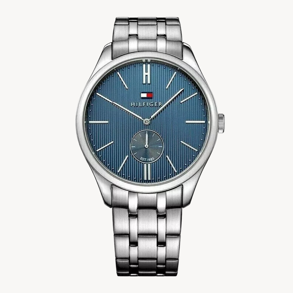 Tommy Hilfiger Curtis Men’s Gold Leather Watch 1791170 – 44 mm