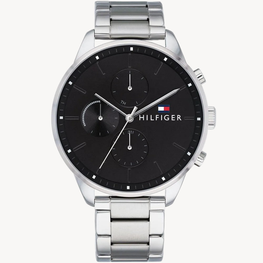 Tommy Hilfiger Chase Men’s Multifunction Stainless Steel Watch 1791485 – 44 mm