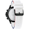 Tommy Hilfiger Bank Men's White Dial Silicone Watch 1791723