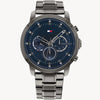 Tommy Hilfiger Jameson Men’s Grey Steel Multifunction Watch 1791796 – 46 mm