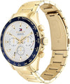 Tommy Hilfiger 1791969 Owen Men's 46mm White Dial Stainless Steel Watch