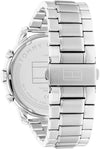 Tommy Hilfiger 1792050 Miles Men's Multifunction Watch - 46 mm Grey Dial, Brown Leather