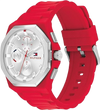 Tommy Hilfiger 1792123 Mens Sporty Watch Multifunction Silicone Wristwatch