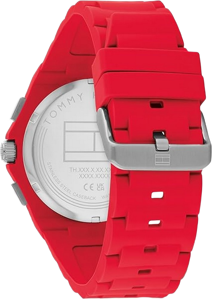 Tommy Hilfiger 1792123 Mens Sporty Watch Multifunction Silicone Wristwatch