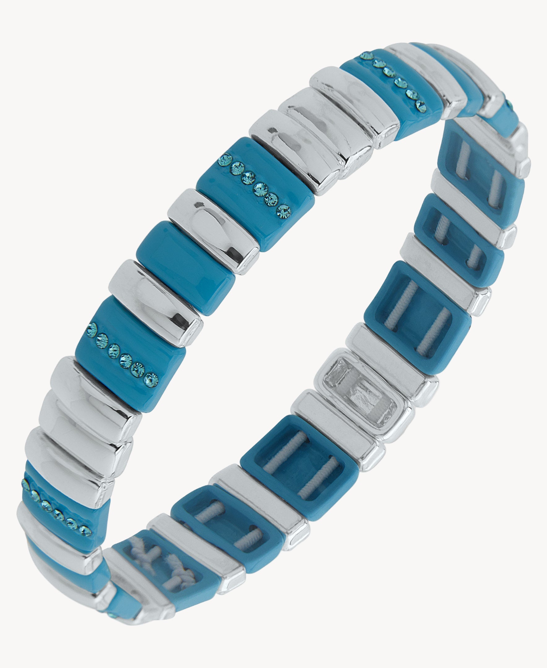 سوار ناين ويست 19B00426 من الكريستال الأزرق المرن