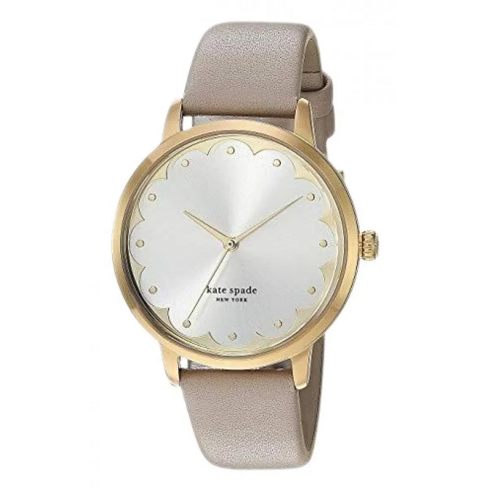 kate spade 1YRU0586 new york Women's Metro Vachetta Leather Strap Watch